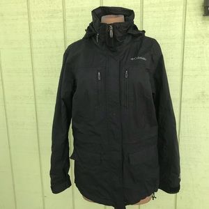 Columbia Waterproof Omni-Tech Coat Jacket Sz M